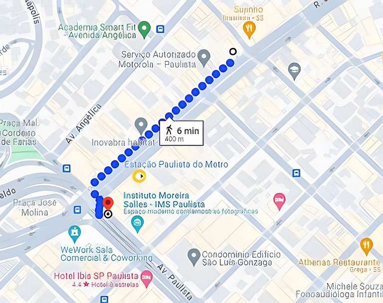 Studio NOVO Consolação ,450 m da Av Paulista